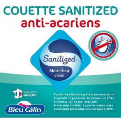 Bleucalin Couette chaude microfibre anti-acariens SANITIZED 140x200cm