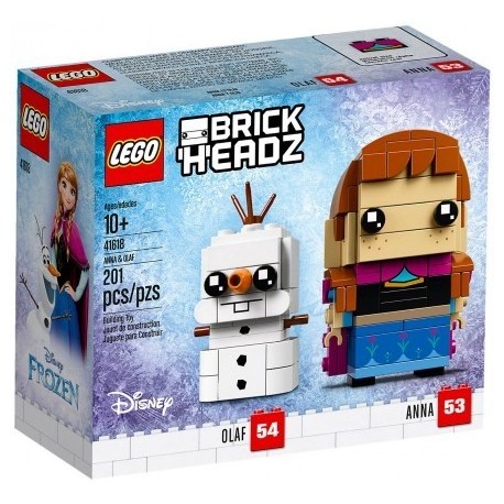 LEGO 41618 BrickHeadz Disney - Anna Et Olaf