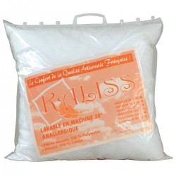 Le Linge De Jules Oreiller 60x60 - Anallergique Fabrication Française 500g/m2 (lot de 2)