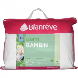 Blanrêve Blanreve Couette bébé coton tempérée anti-acariens BAMBIN 70x120cm