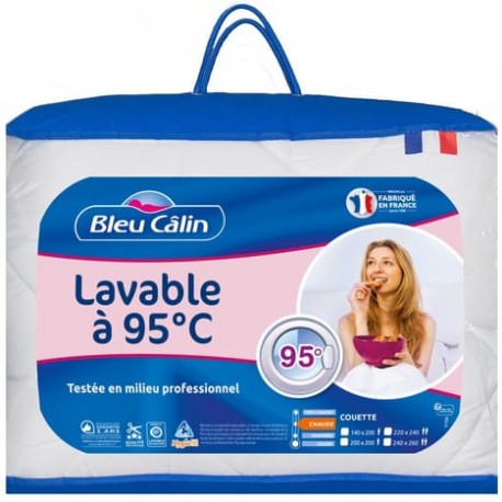 Bleucalin Couette Lavable à 95°C 220 x 240cm