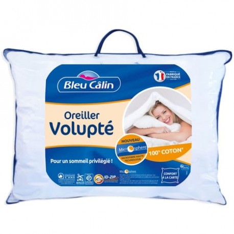 Bleucalin Oreiller Volupté 60x60cm (lot de 2)