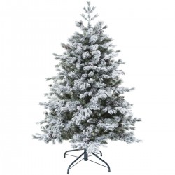 Féerie Christmas Sapin de Noël artificiel Blanc enneigé Yukon Vert 150cm