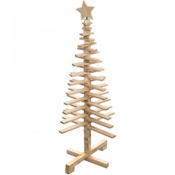 Lodge Sapin de Noël en bois articulé 120cm