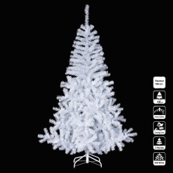 Féerie Christmas Sapin de Noël artificiel Luxe Blanc 180cm