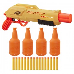 Nerf - Alpha Strike Tiger DB-2 avec 4 cibles et 16 fléchettes Nerf Elite officielles 752715