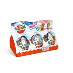 Kinder Surprise Fille 6 Oeufs (lot de 3 soit 18 oeufs)