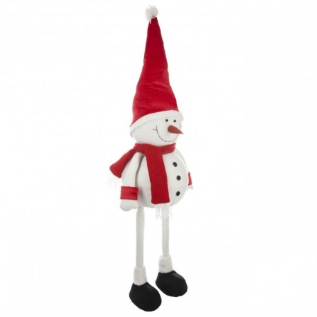 Féerie Lights Décoration de Noël Bonhomme de Neige 102cm Blanc