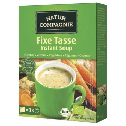 Natur Compagnie Soupe Instantanée Légumes 3x20g (carton de 12)