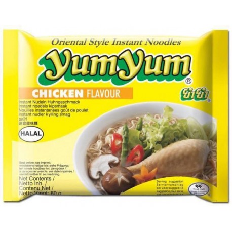 YumYum Soupe Nouilles Poulet Chicken 60g x 30 (carton de 30)