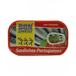 Bon Appetit Sardines à la Tomate 120g (carton de 12)