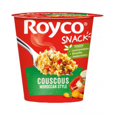 Royco Snack Couscous Maroccan Style 70g (carton de 8)