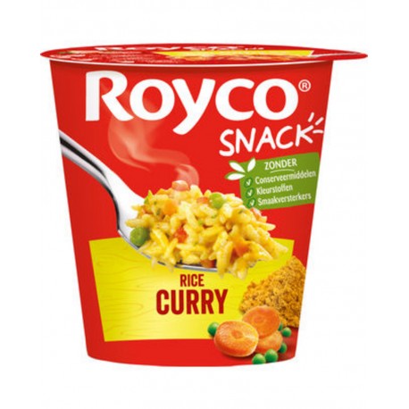 Royco Snack Rice Curry 70g (carton de 8)