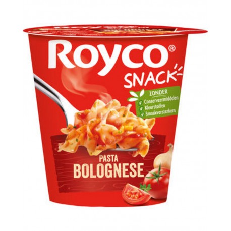 Royco Snack Pasta Bolognese 70g (carton de 8)