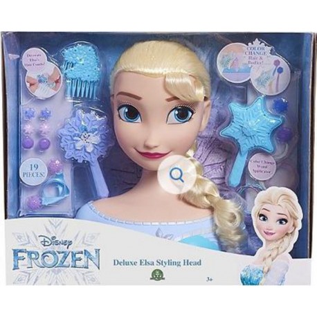 DISNEY PRINCESS ELSA TETE A COIFFER DELUXE ELSA 8056379081487