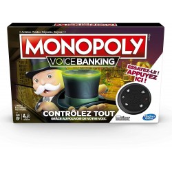 HASBRO GAM Monopoly Voice Banking - Jeu de societe Electronique - Jeu de plateau - Version française 5010993619498