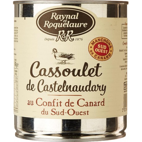 R&R Raynal & Roquelaure Cassoulet de Castelnaudary au Confit de Canard Du Sud-Ouest 840 g