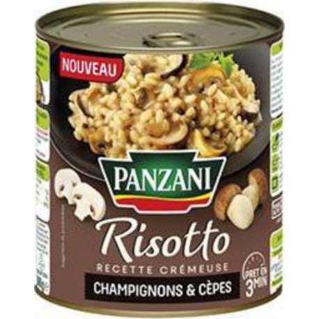 PANZANI Risotto Champignons & Cèpes 800g