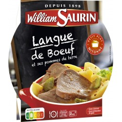 William Saurin Plat cuisiné Langue de Bœuf et ses Pommes de Terre 285g