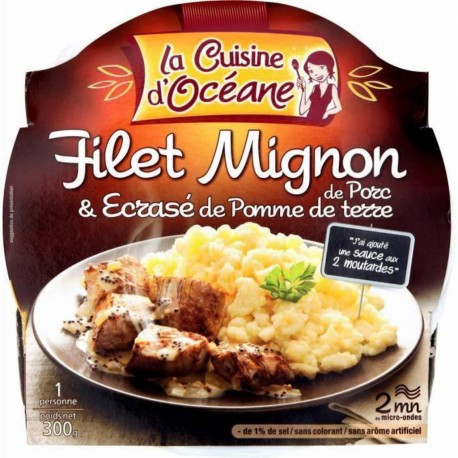 La Cuisine d'Océane Filet Mignon de Porc et écrasé de Pomme de Terre 300g