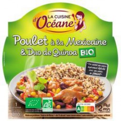 LCO La Cuisine d'Océane Poulet à la Mexicaine et Duo de Quinoa Bio 300g