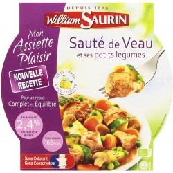 W.SAURIN WILLIAM SAURIN POULET BASQUAISE ASSIETTE MICRO-ONDABLE