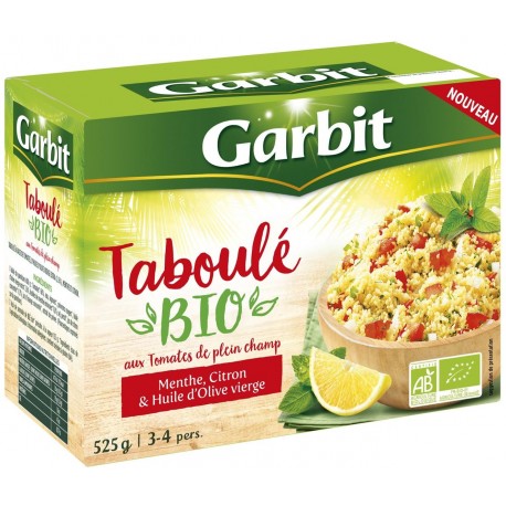 GARBIT Taboulet Tomates Fraiches Bio 525g