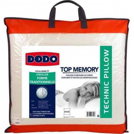 DODO OREILLER TOP MEMORY 60X60