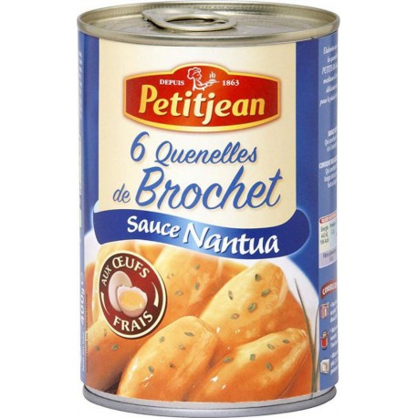 Petitjean 6 Quenelles de Brochet Sauce Nantua 400g (lot de 8)