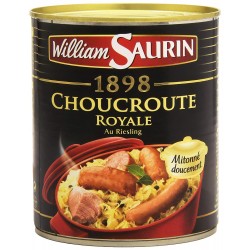 William Saurin 1898 Choucroute Royale au Riesling 400g (lot de 5)