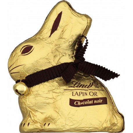 Lindt Lapin Or Chocolat Noir 100g (lot de 3)