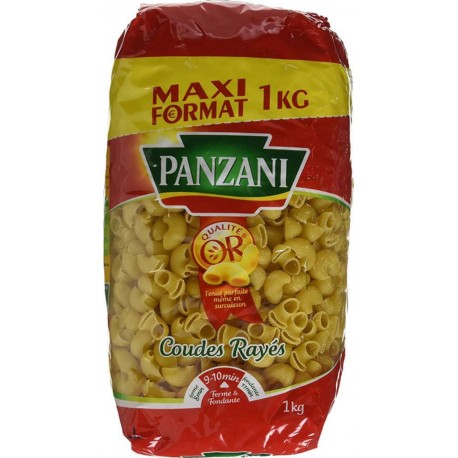 Panzani Coudes Rayés 1Kg