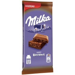 Milka Goût Brownie 200g (lot de 9)