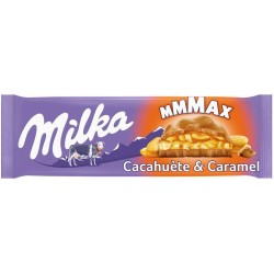Milka MMMAX Cacahuète & Caramel 276g (lot de 3)