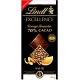 Lindt Excellence Noir Orange Amandes 70% Cacao 100g (lot de 4)