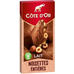 Côte d'Or Côte d’Or Lait Noisettes Entières 180g (lot de 3)