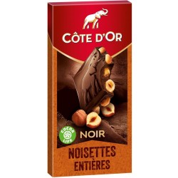 Côte d'Or Côte d’Or Noir Noisettes Entières 180g (lot de 3)