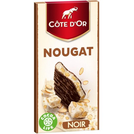 Côte d'Or Côte d’Or Noir Nougat 130g (lot de 3)