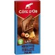 Côte d'Or Côte d’Or Lait Noisettes Feuilleté Praliné 180g (lot de 3)