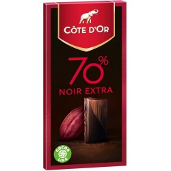 Côte d'Or Côte d’Or 70% Noir Extra 100g (lot de 8)