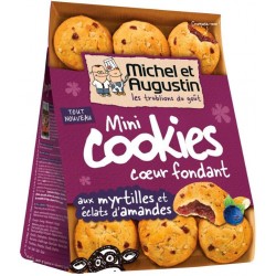 Michel et Augustin Mini Cookies Myrtilles Amandes (lot de 3)