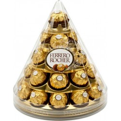 Ferrero Rocher Cône de Noël (28 bouchées) (Boîte de 28 bouchées)