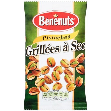 Bénénuts Pistaches Grillées et Salées 100g (lot de 3)