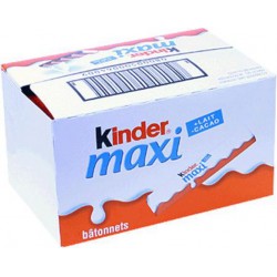 Kinder Maxi Lait Maxi Pack (lot économique de 36 bâtons)