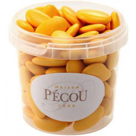 Pécou Dragées Chocolat Bouton d’Or (Boîte de 250g)