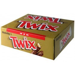 Twix Biscuit nappé caramel enrobé de chocolat 50g x32 1.6Kg