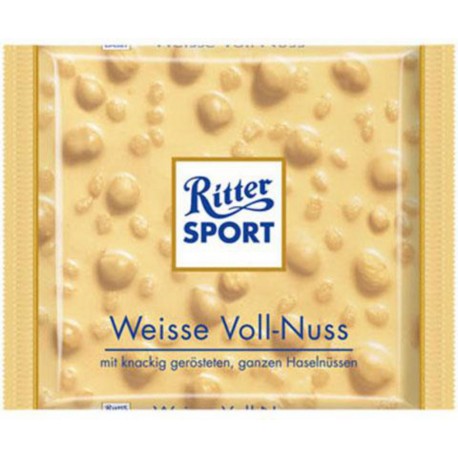 Ritter Sport Blanc Noisettes Entières 100g