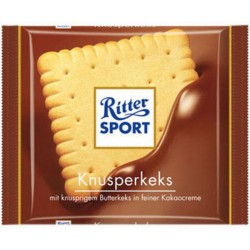 Ritter Sport Lait Biscuit (Tablette de 100g)