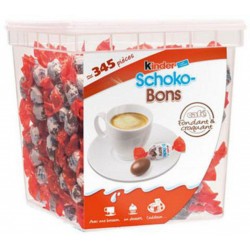 Megabox Kinder Schoko-Bons Mini 345 pièces 2Kg (lot de 10)