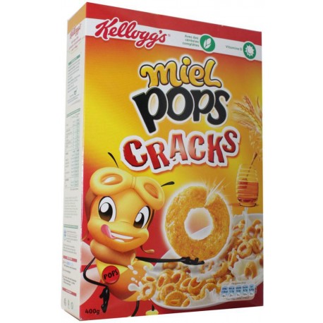 Kellogg's Céréales Kellogg’s Miel Pops Cracks 400g